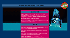 Desktop Screenshot of events.euroclash.com