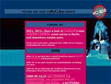 Tablet Screenshot of events.euroclash.com